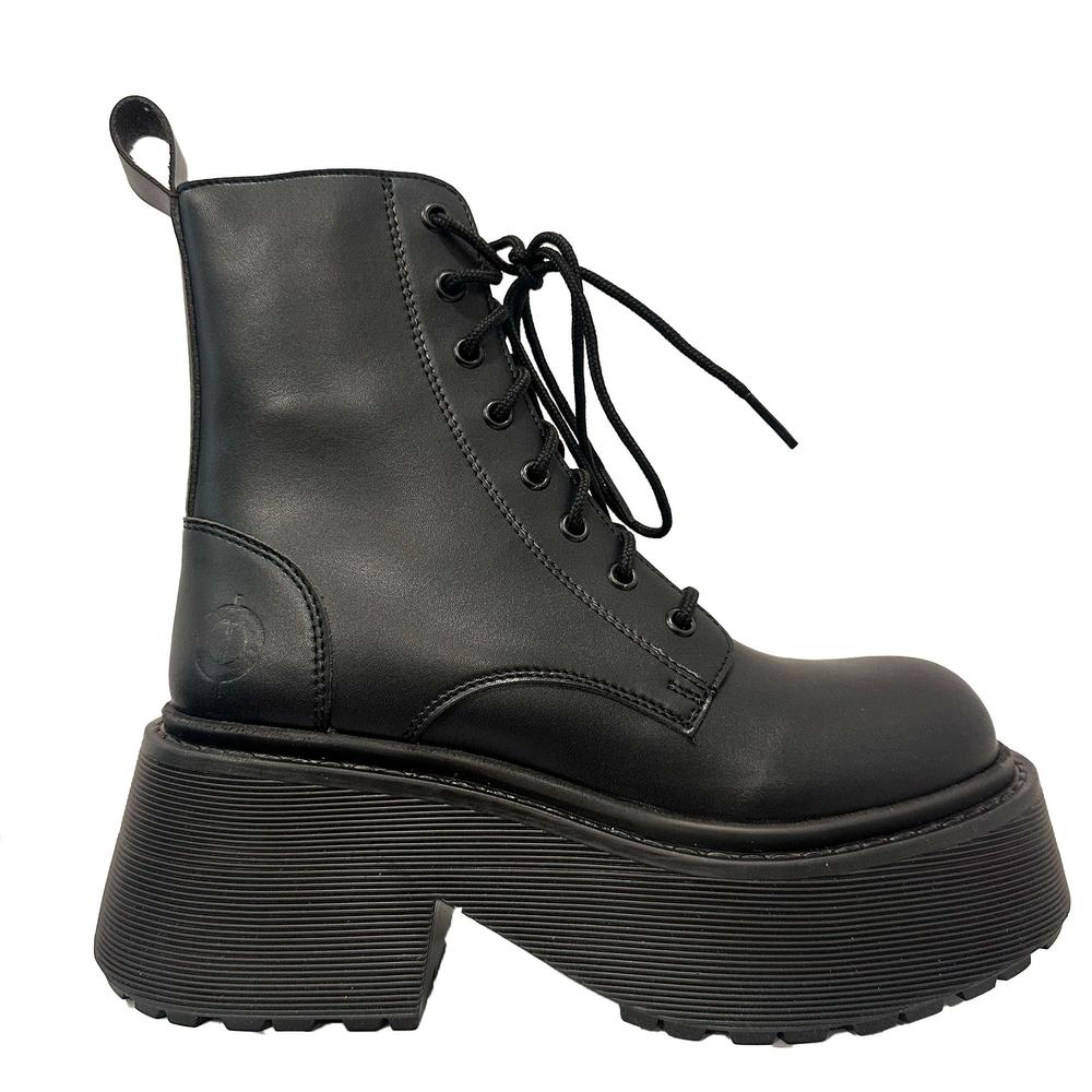 Altercore - Milo Vegan Schnürstiefel - Schwarz